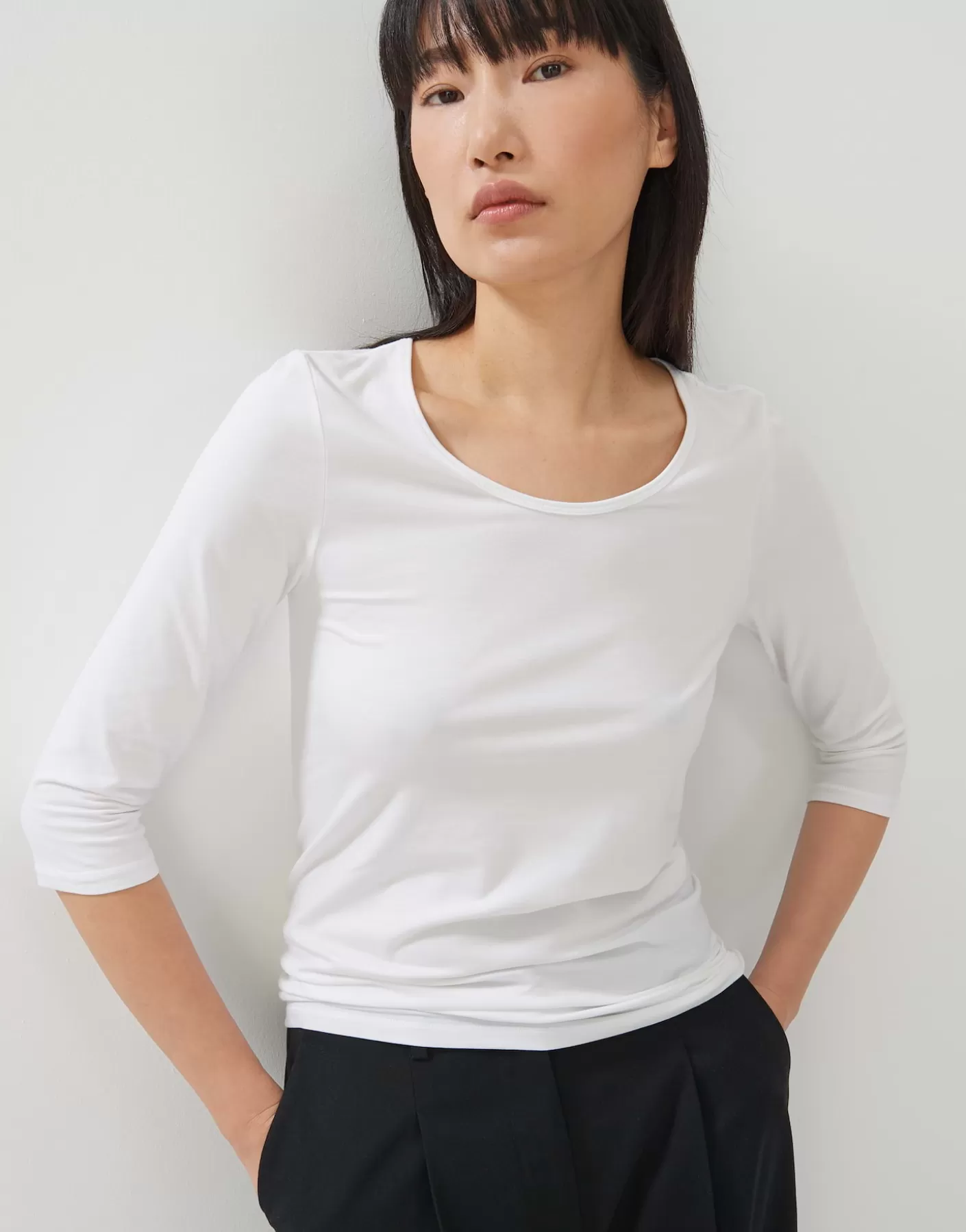 Basics<OPUS Commander Basicshirt Kain Blanc En Ligne white