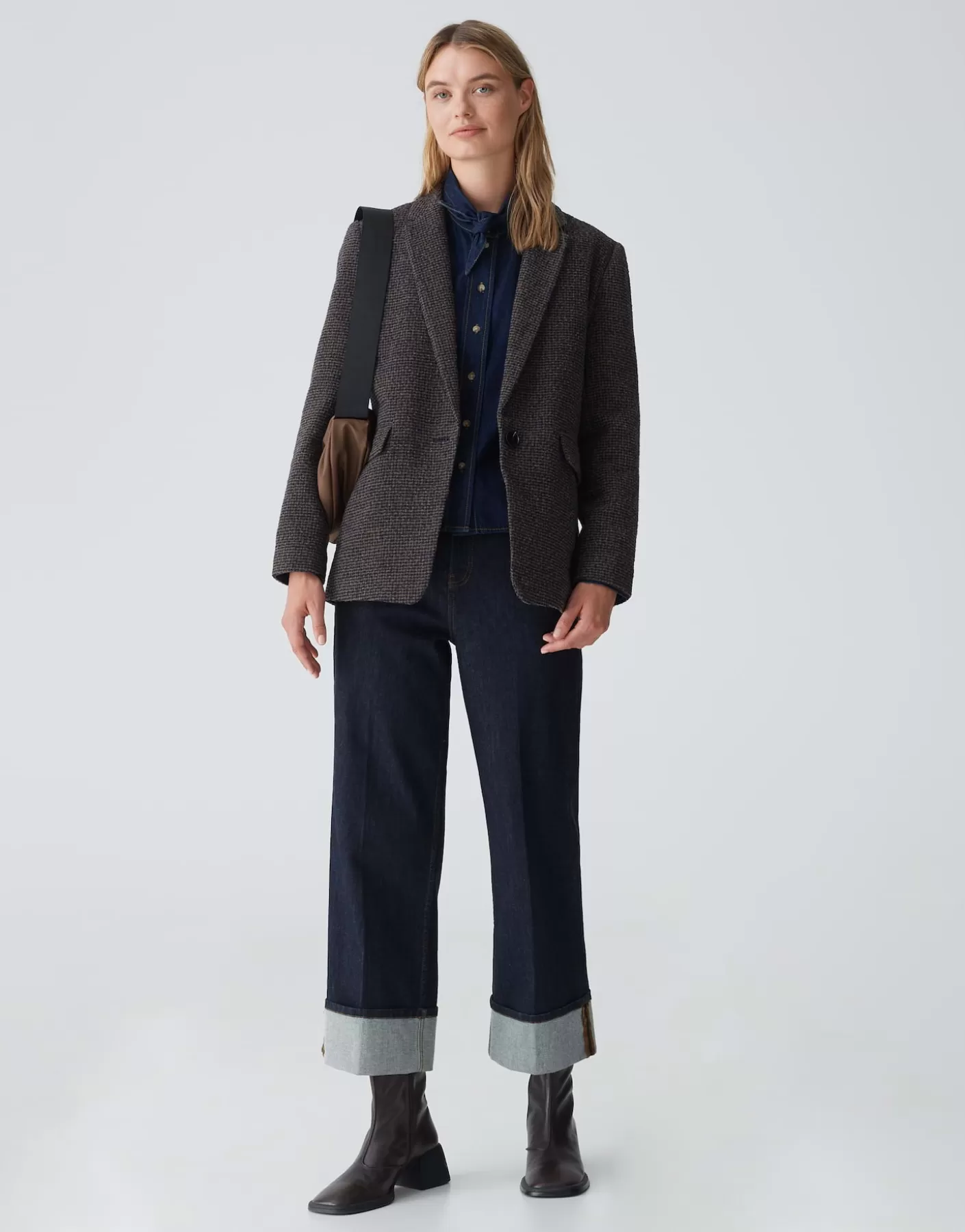 Blazer / Vestes | Meilleures Ventes<OPUS Commander Blazer En Laine Jendala Bleu En Ligne coal blue