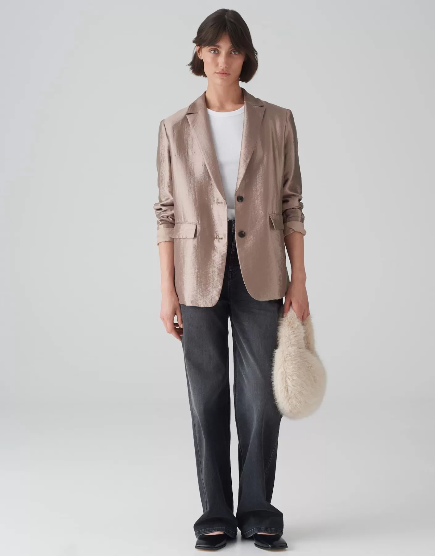 Blazer / Vestes | Meilleures Ventes<OPUS Commander Blazer Jeluna Marron En Ligne warm taupe