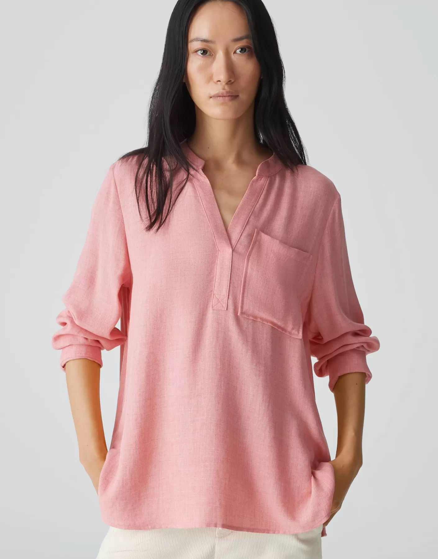 Chemisiers<OPUS Commander Blouse Tunique Fanell Rose En Ligne mellow rose