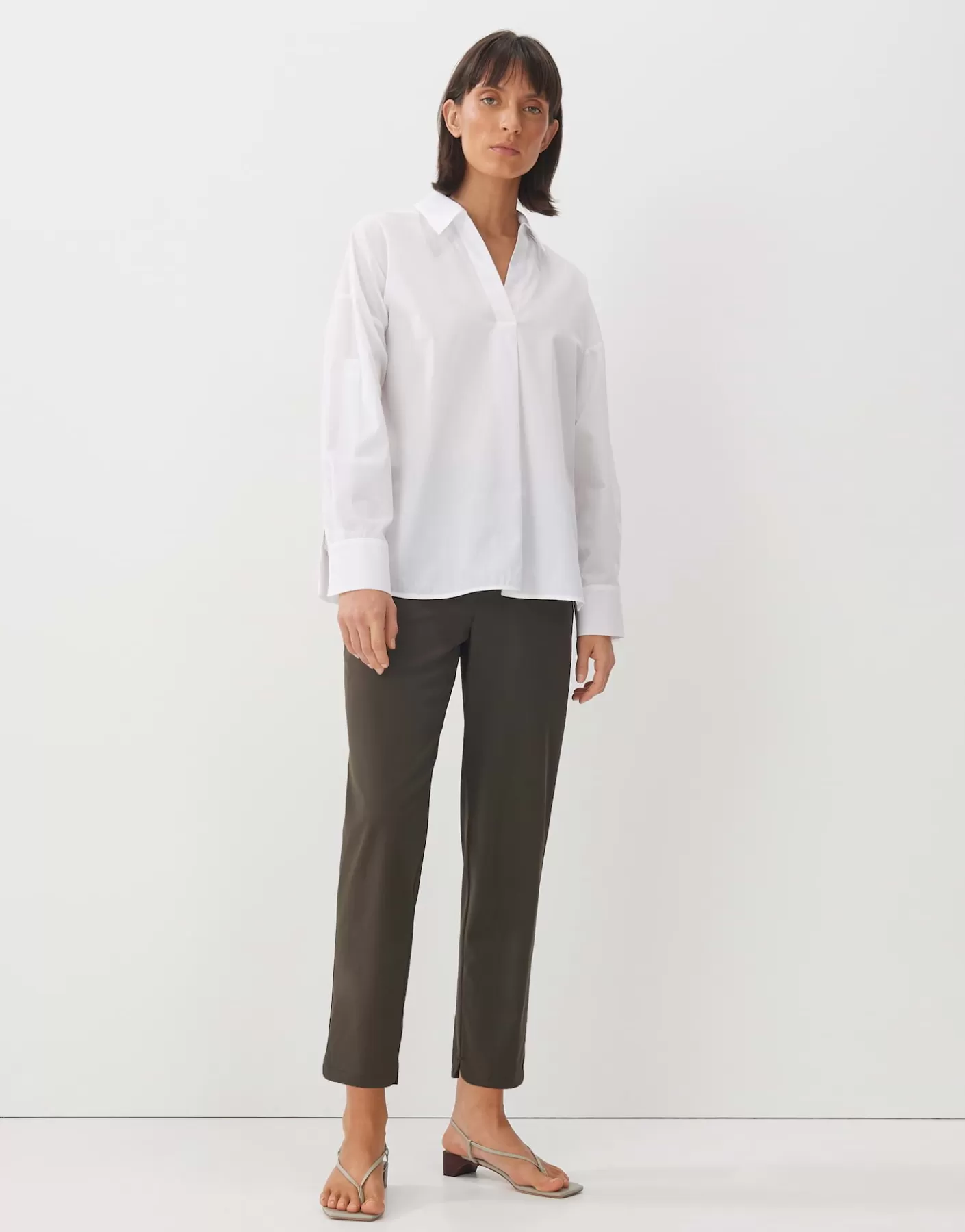 Chemisiers<OPUS Commander Blouse Tunique Zomi Detail Blanc En Ligne white