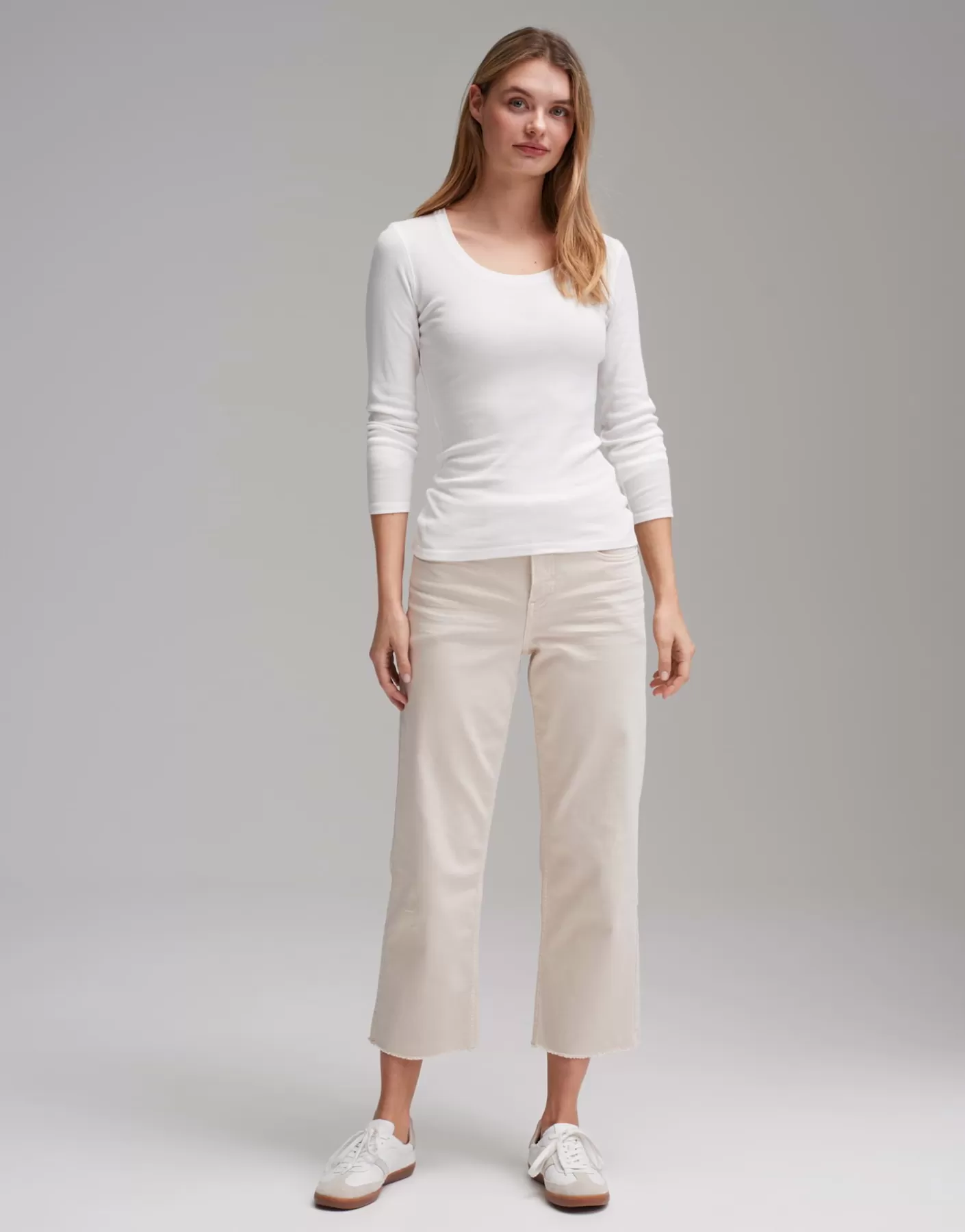 Basics | Chemises<OPUS Commander Chemise à Manches Longues Sorana Blanc En Ligne milk