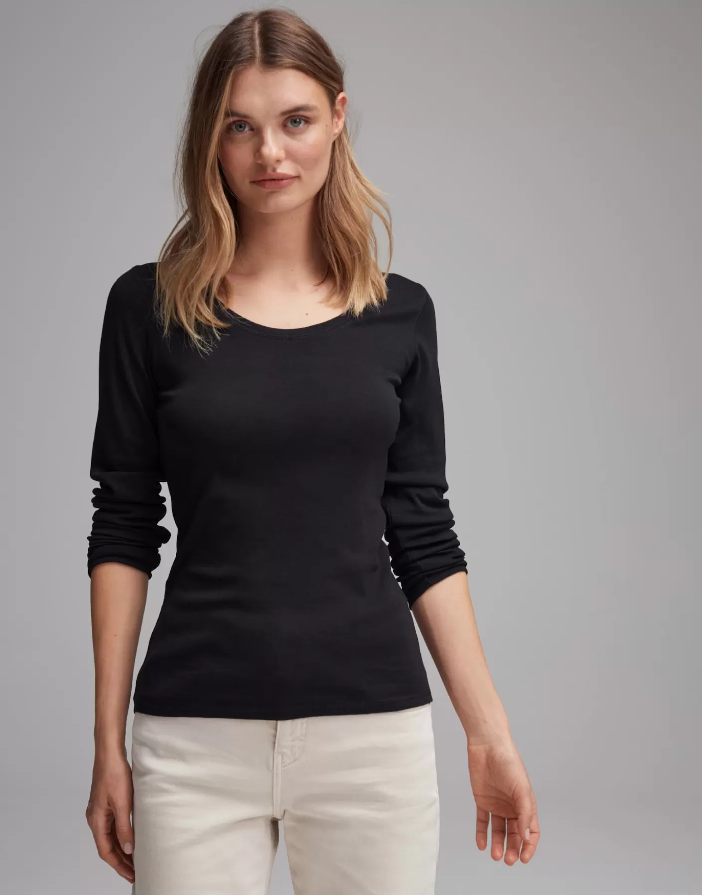 Basics | Chemises<OPUS Commander Chemise à Manches Longues Sorana Noir En Ligne black