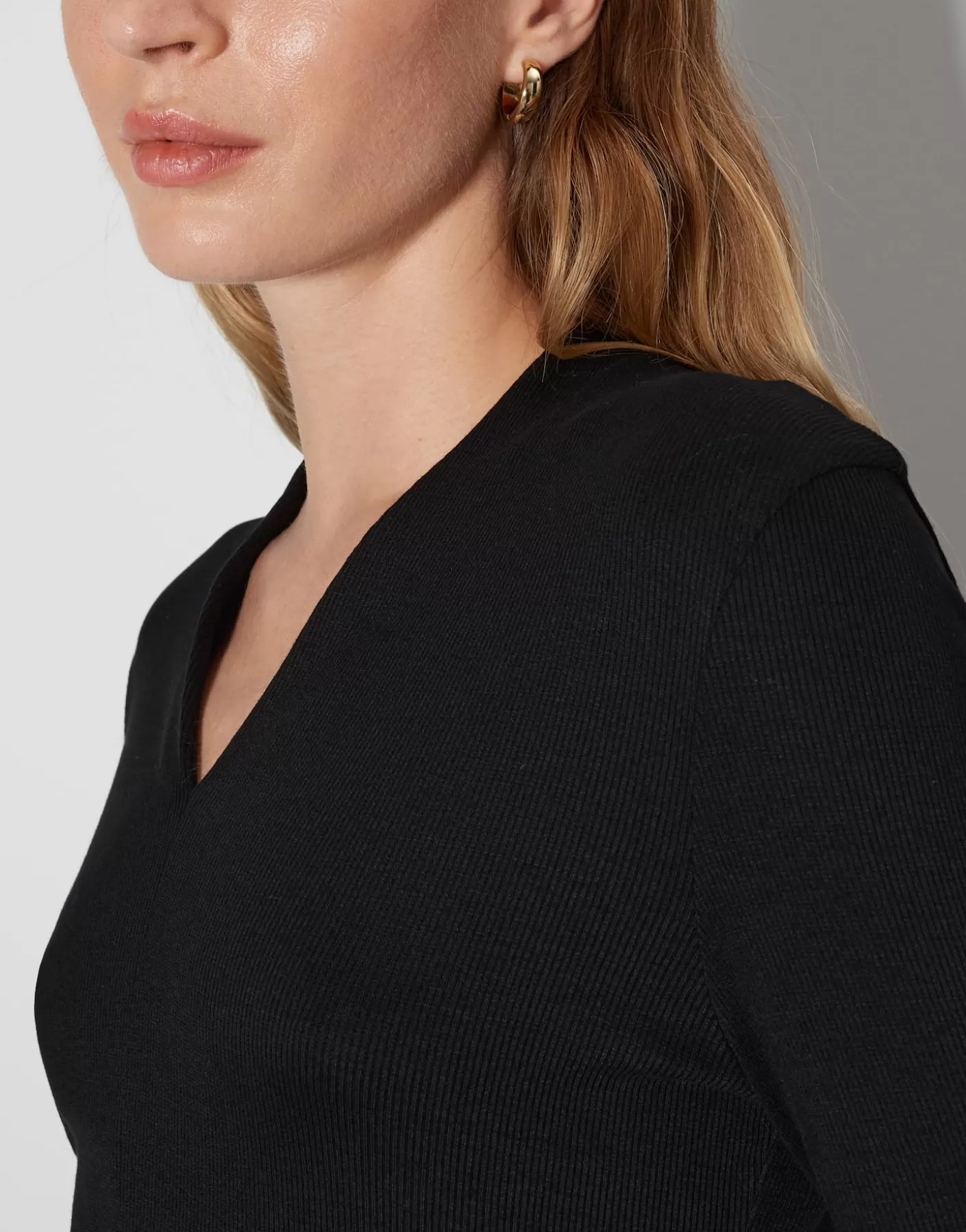 Meilleures Ventes<OPUS Commander Chemise Avec Col En V Kalya Noir En Ligne black