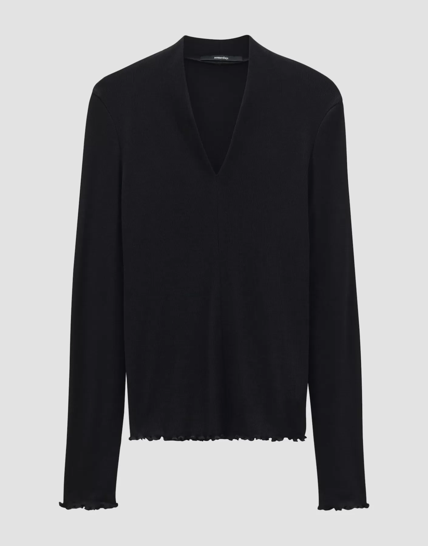 Meilleures Ventes<OPUS Commander Chemise Avec Col En V Kalya Noir En Ligne black