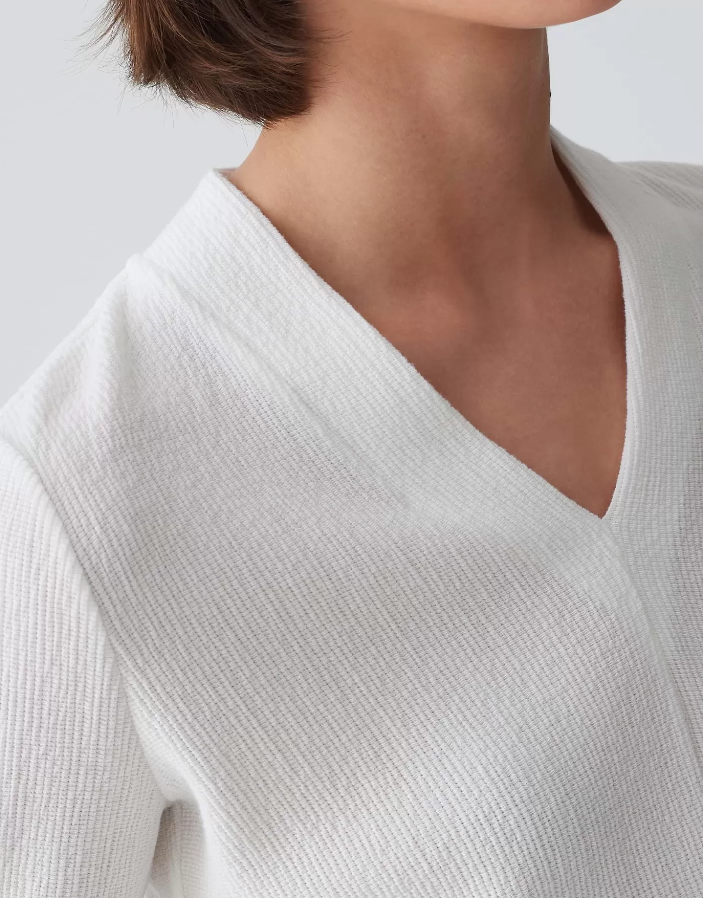 Chemises<OPUS Commander Chemise Avec Col En V Sujessi Blanc En Ligne milk