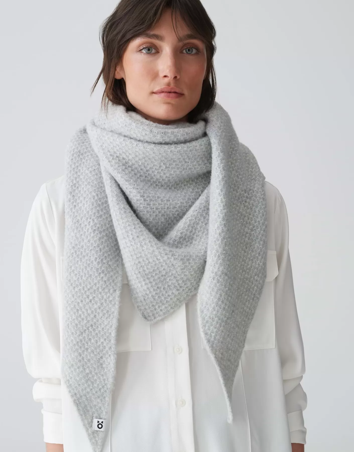 Accessoires<OPUS Commander Foulard Afraasi Scarf Gris En Ligne hazy fog melange