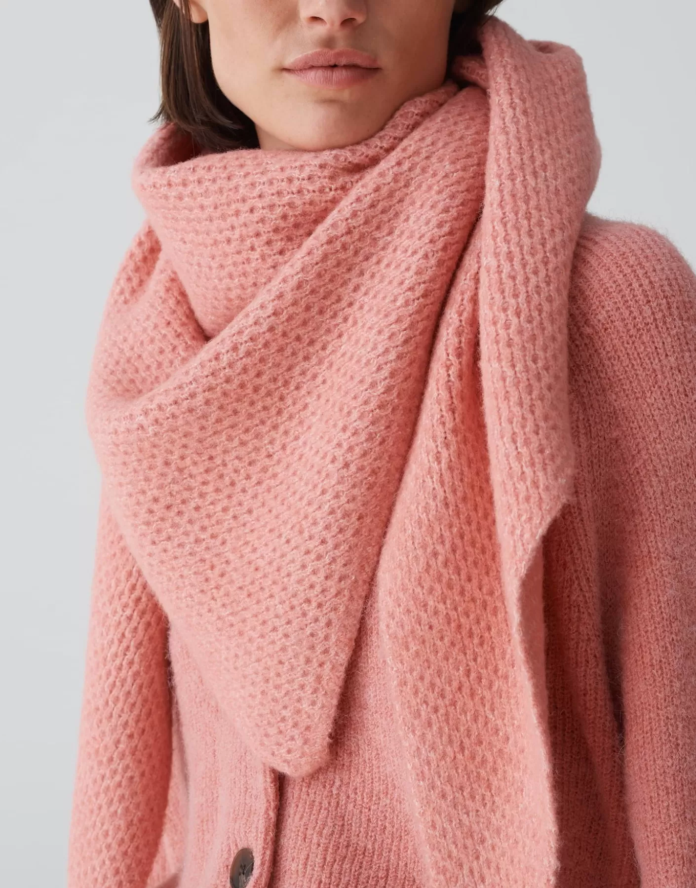 Accessoires<OPUS Commander Foulard Afraasi Scarf Rose En Ligne mellow rose