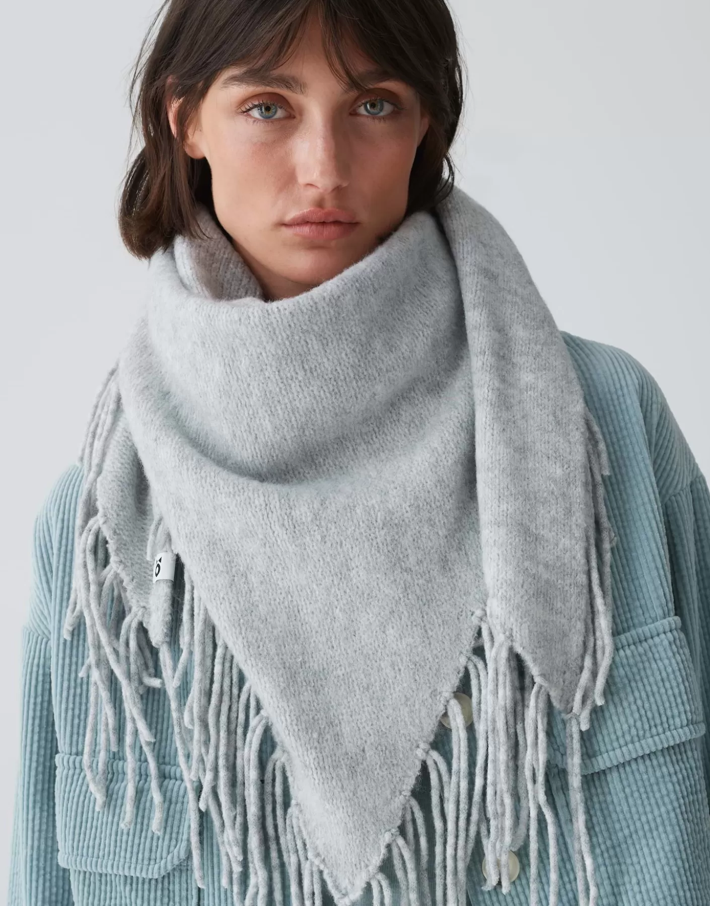 Accessoires<OPUS Commander Foulard Awaro Scarf Gris En Ligne hazy fog melange