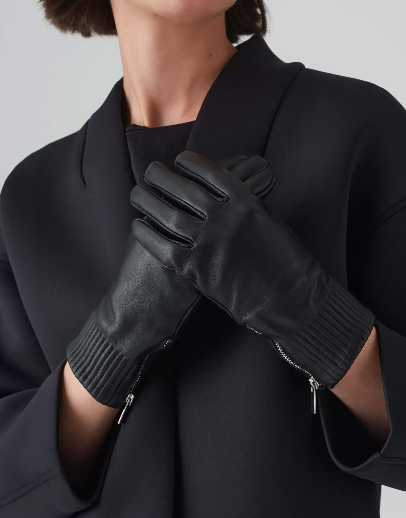 Accessoires | Meilleures Ventes<OPUS Commander Gant En Cuir Alettio Gloves Noir En Ligne black