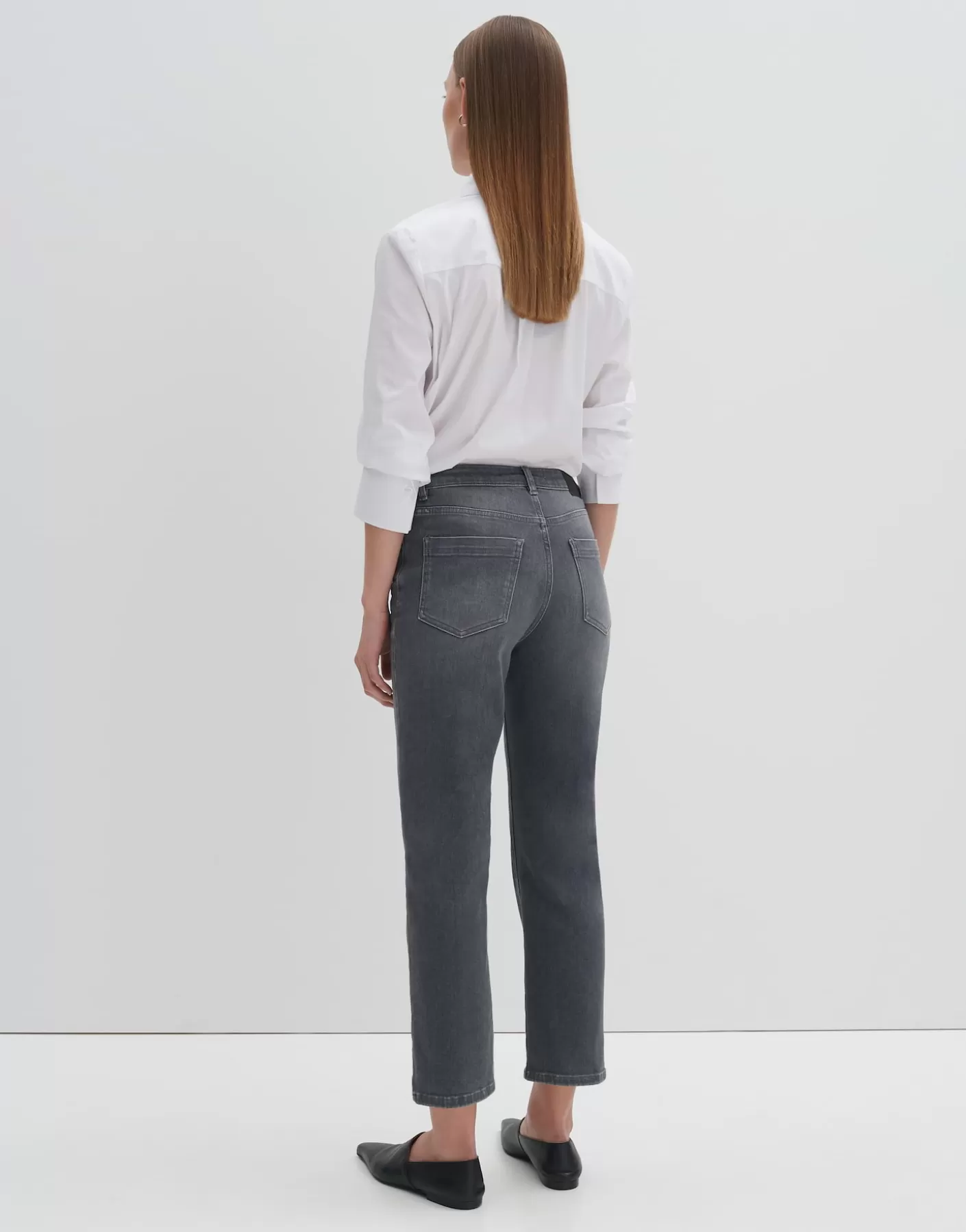 Jeans | Meilleures Ventes<OPUS Commander Jean Court Et Décontracté Corah Iconic Gris En Ligne mid stone grey