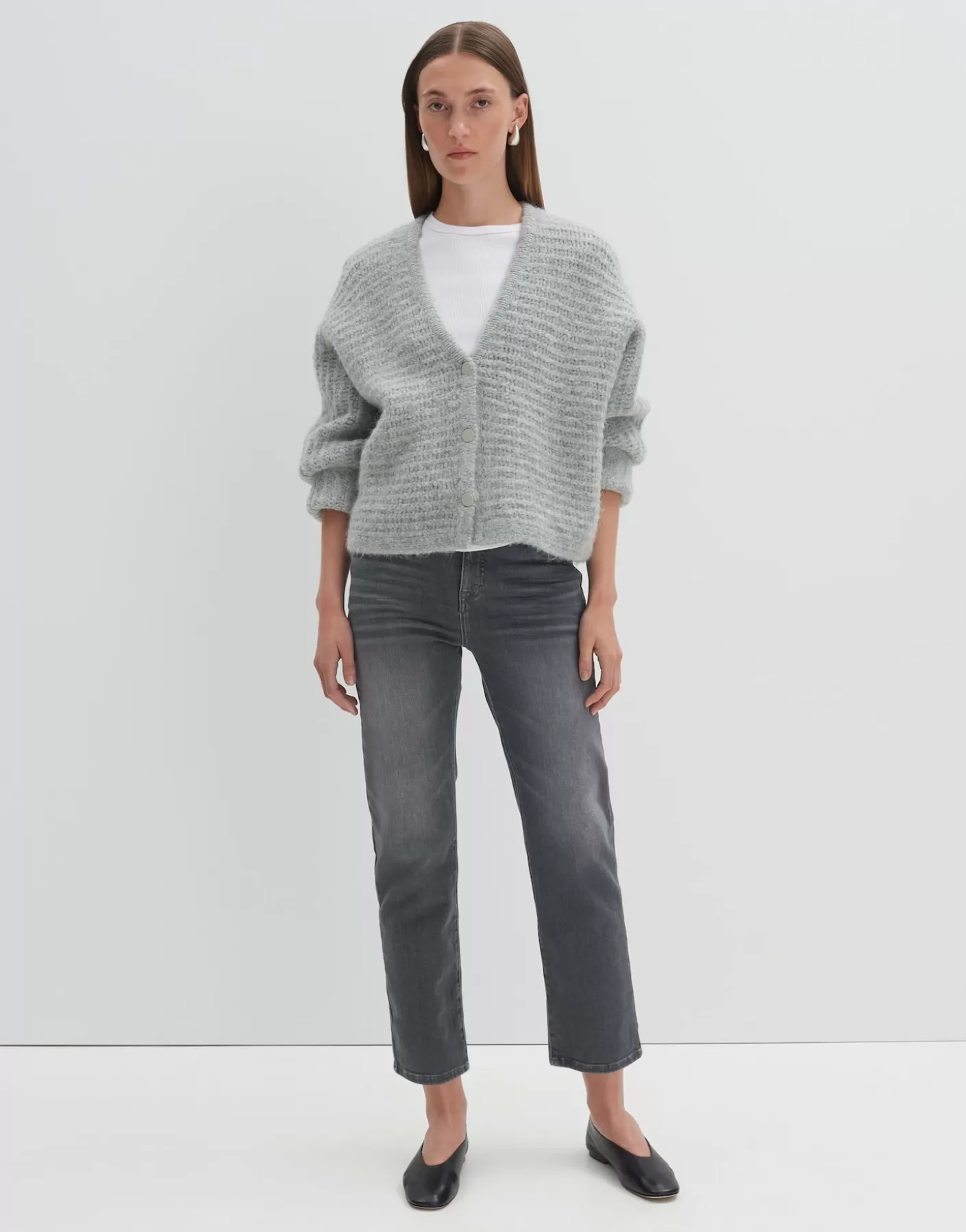 Jeans | Meilleures Ventes<OPUS Commander Jean Court Et Décontracté Corah Iconic Gris En Ligne mid stone grey