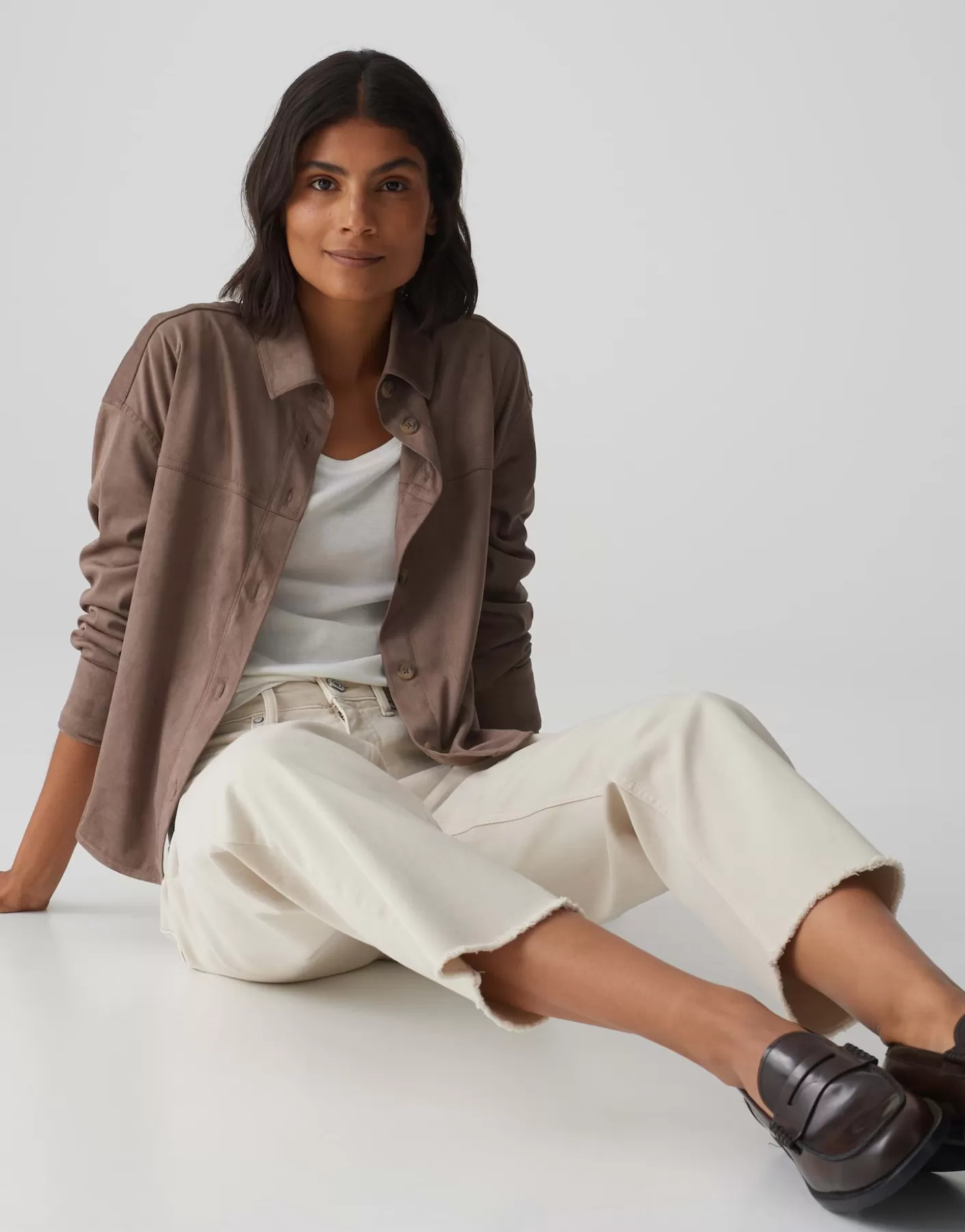 Jeans<OPUS Commander Jean Croisé Large Momito Color Beige En Ligne natural glaze