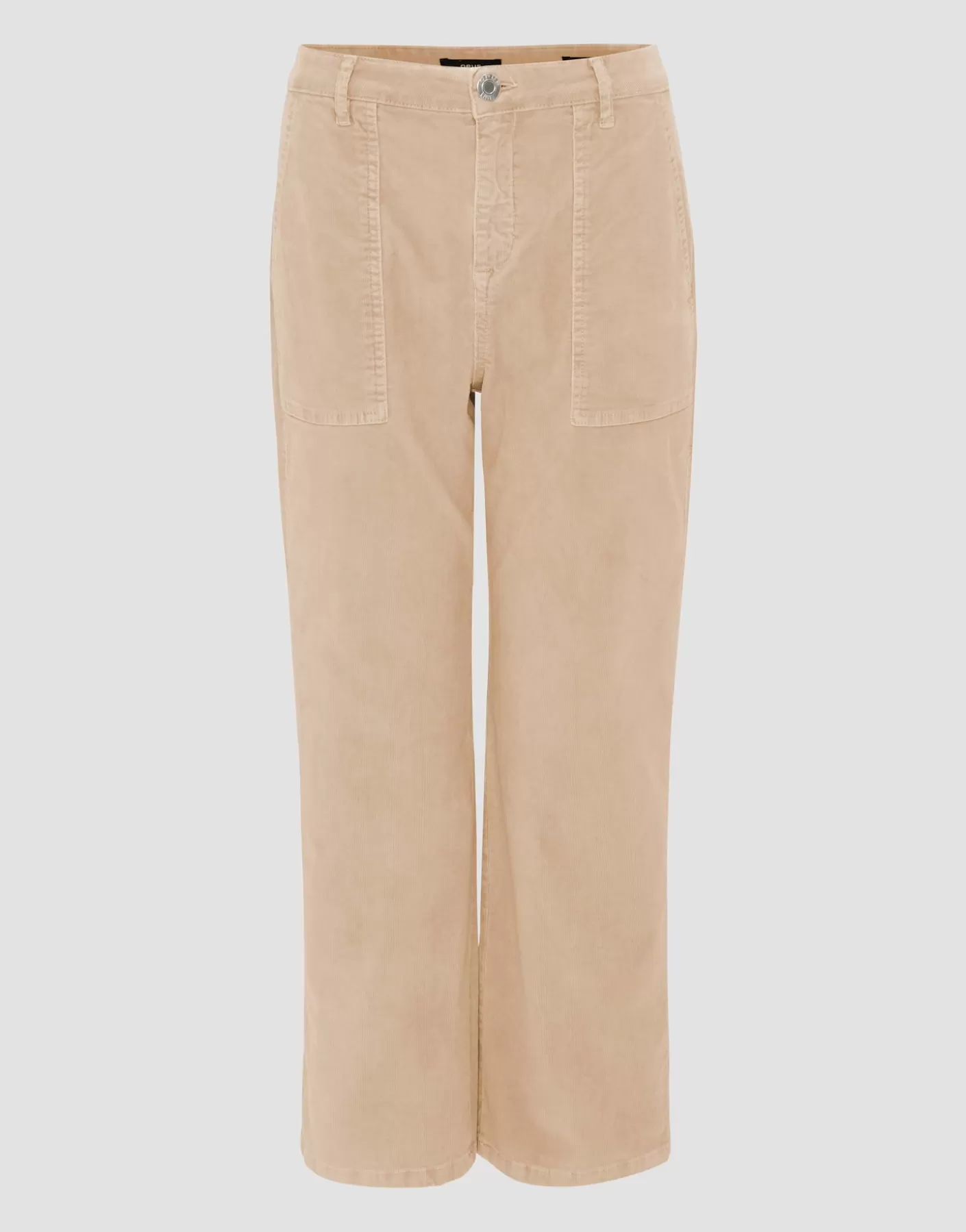 Pantalons | Jeans<OPUS Commander Jean Large Croisé Mokoti Work Beige En Ligne macadamia