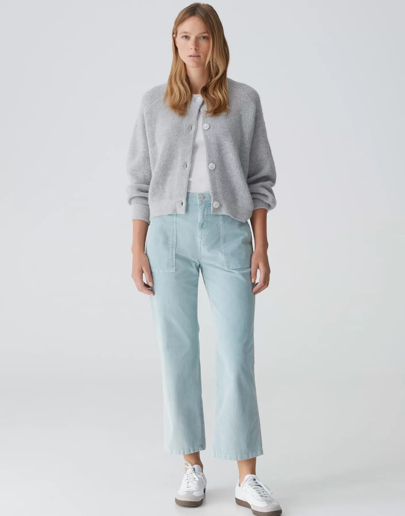 Pantalons | Jeans<OPUS Commander Jean Large Croisé Mokoti Work Bleu En Ligne glacier blue