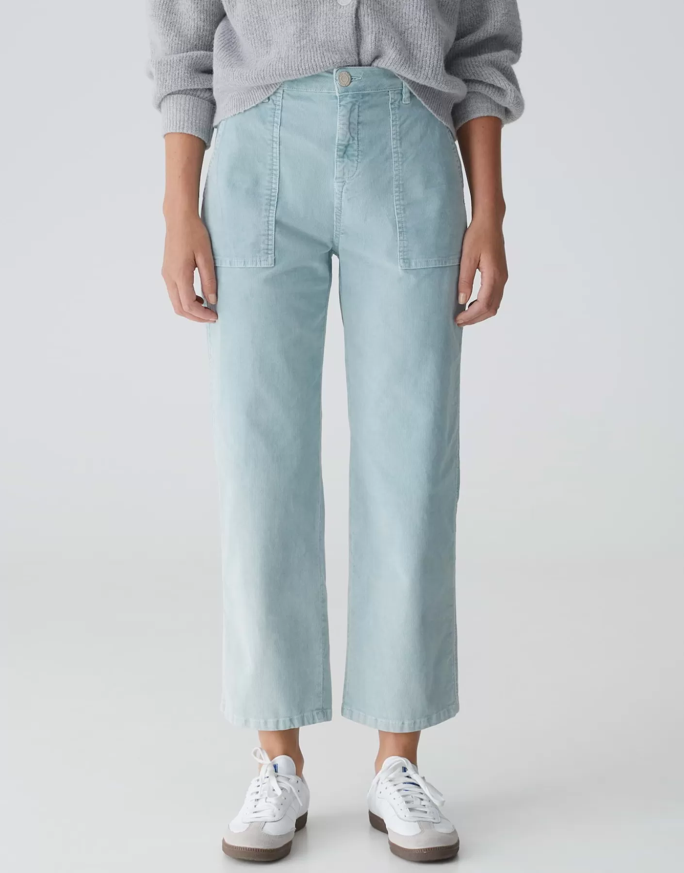 Pantalons | Jeans<OPUS Commander Jean Large Croisé Mokoti Work Bleu En Ligne glacier blue