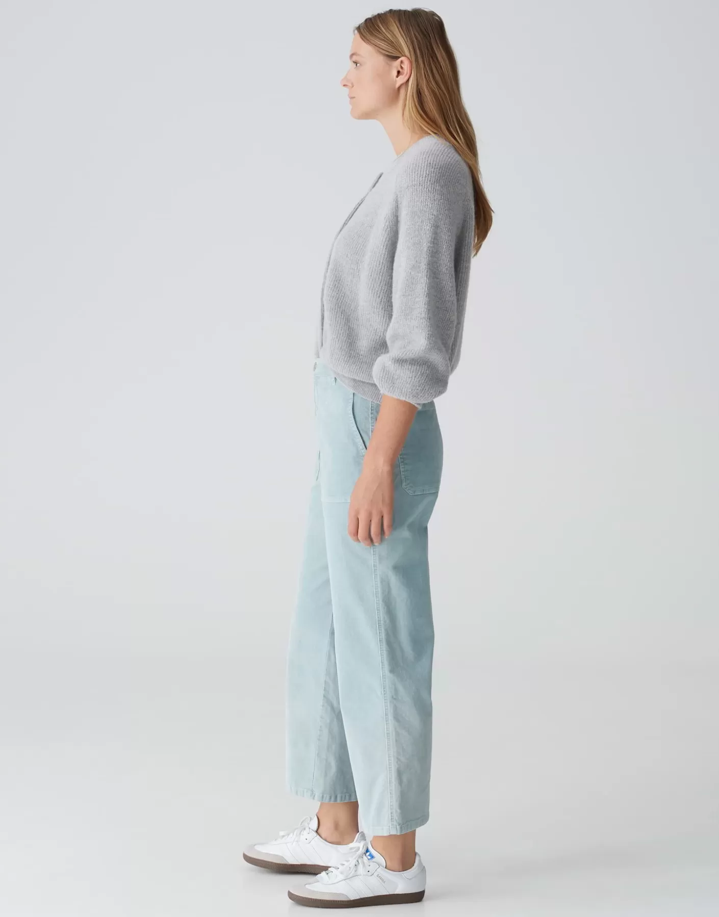Pantalons | Jeans<OPUS Commander Jean Large Croisé Mokoti Work Bleu En Ligne glacier blue