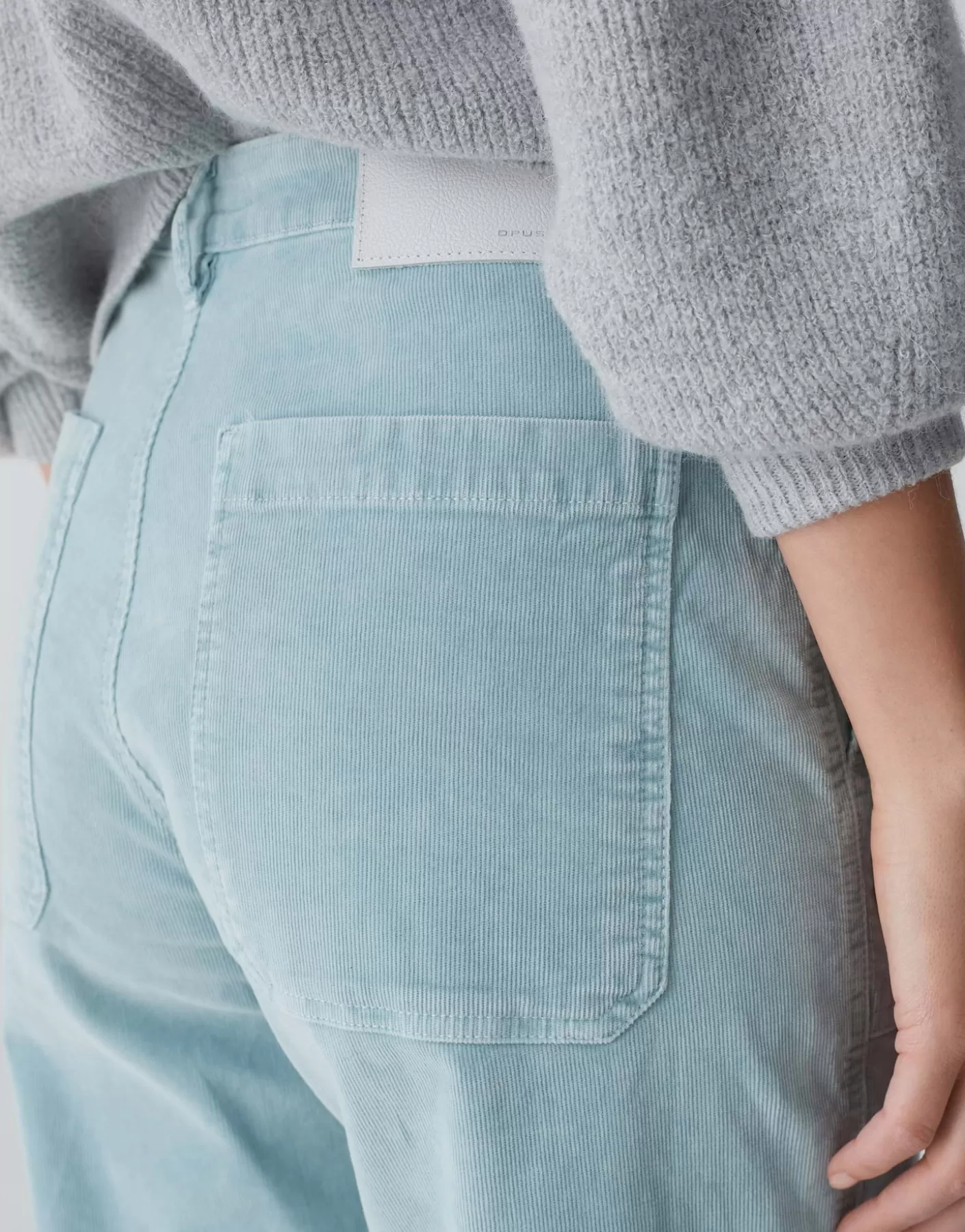 Pantalons | Jeans<OPUS Commander Jean Large Croisé Mokoti Work Bleu En Ligne glacier blue