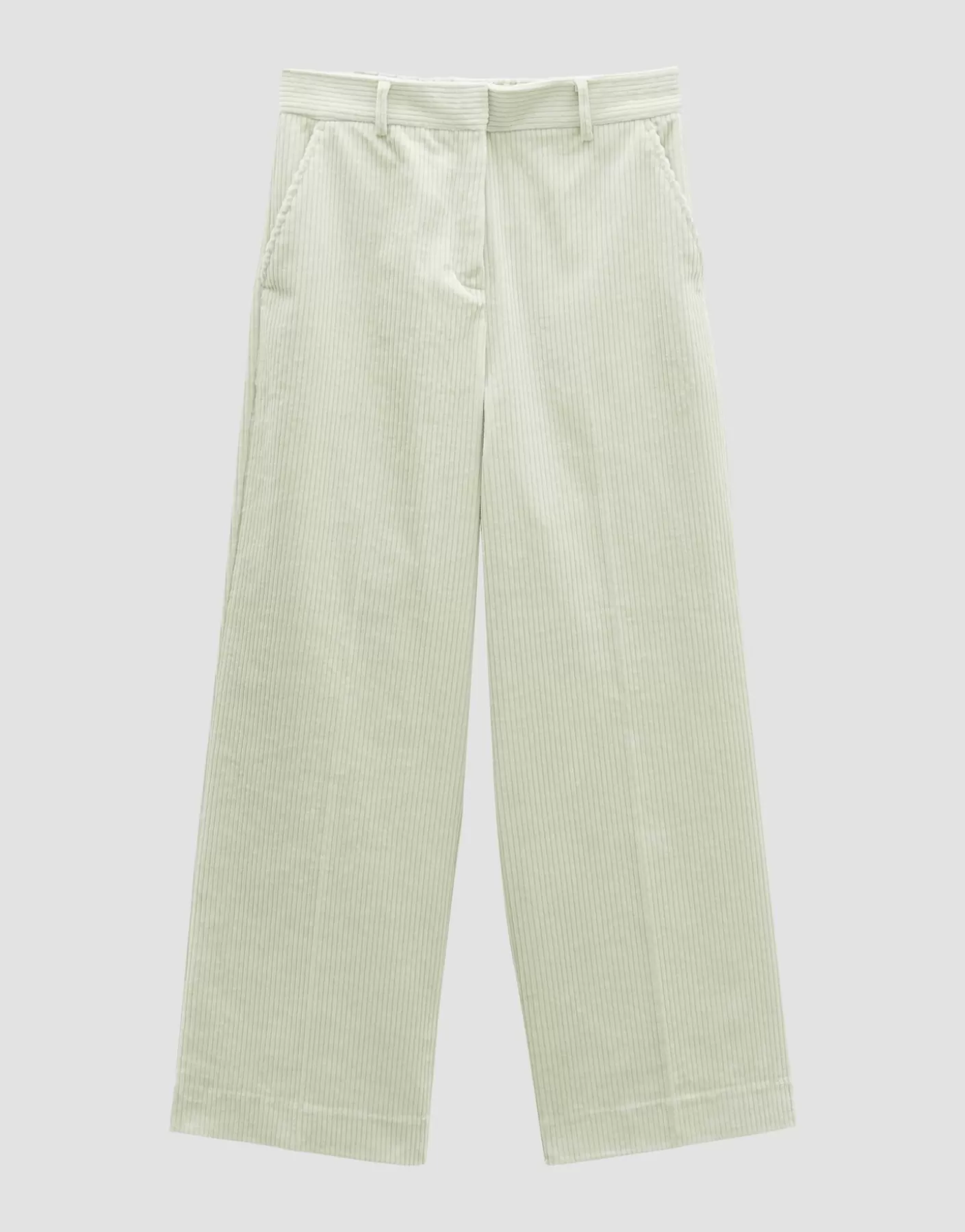 Pantalons<OPUS Commander Pantalon En Velours Côtelé Cisilia Corduroy Vert En Ligne pale jade