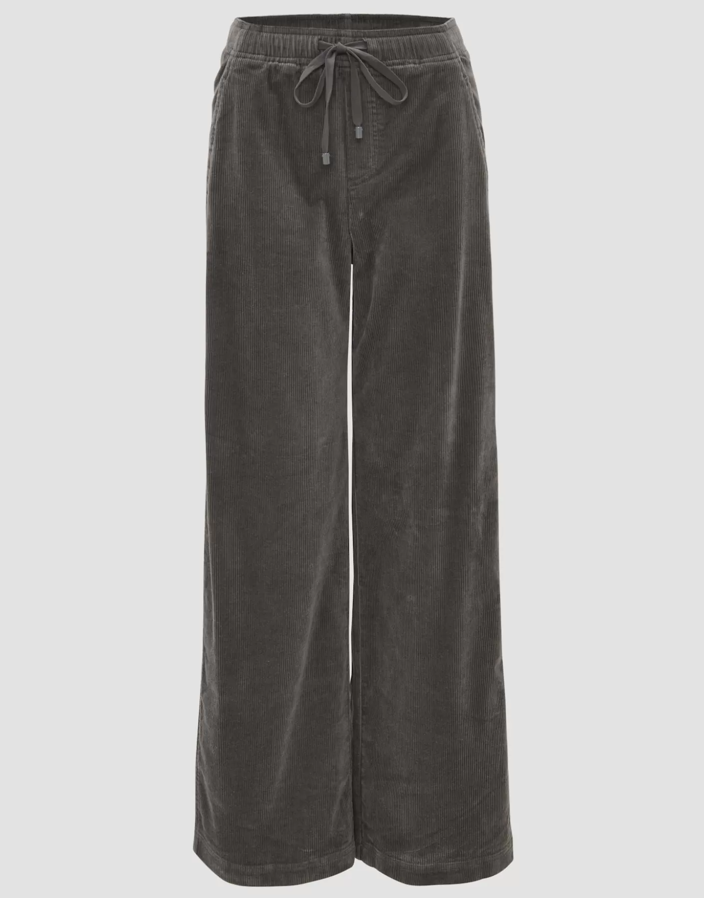 Pantalons | Meilleures Ventes<OPUS Commander Pantalon En Velours Côtelé Mileni Track Gris En Ligne graphite glaze