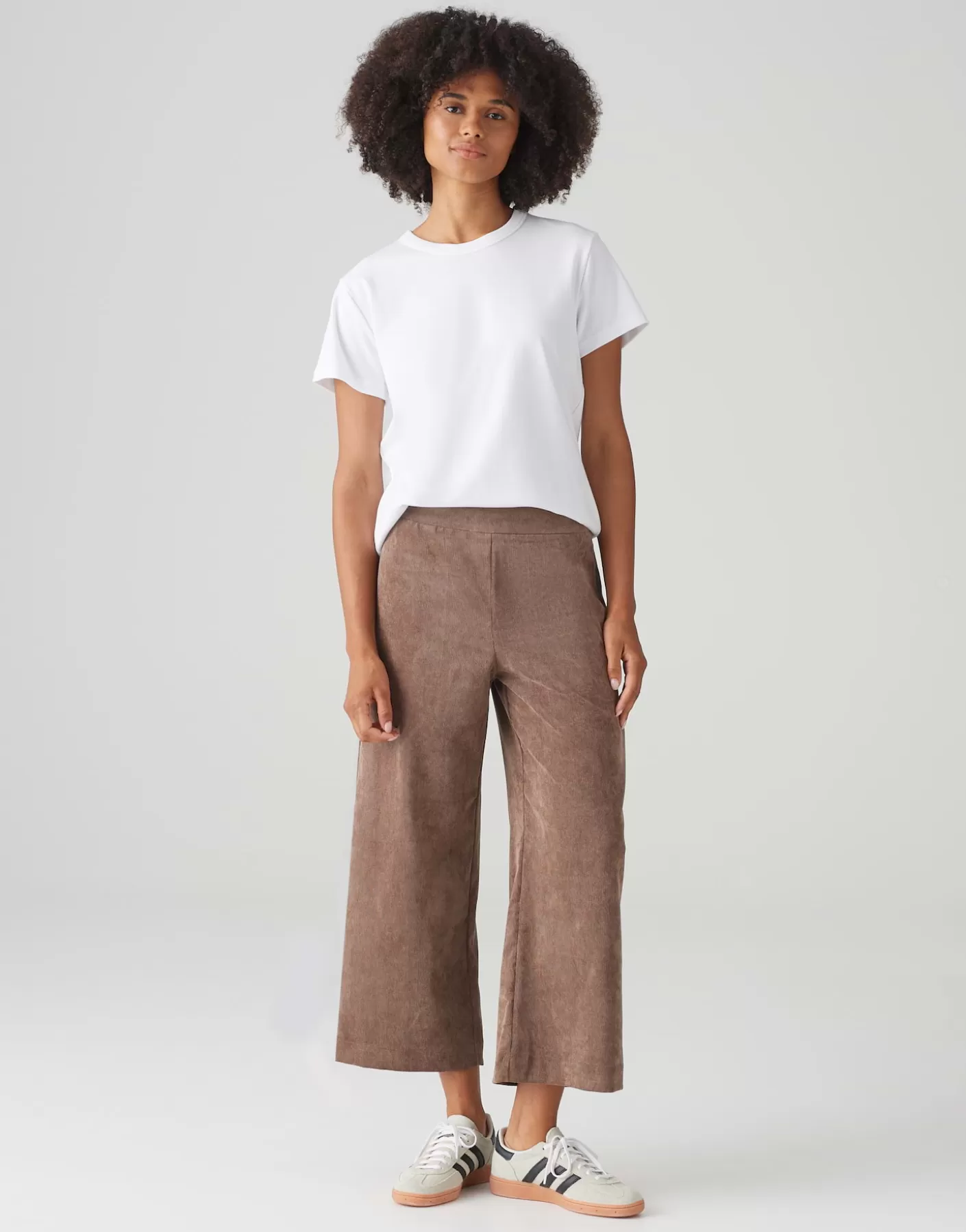 Pantalons<OPUS Commander Pantalon En Velours Côtelé Misha Babycord Marron En Ligne cocoa