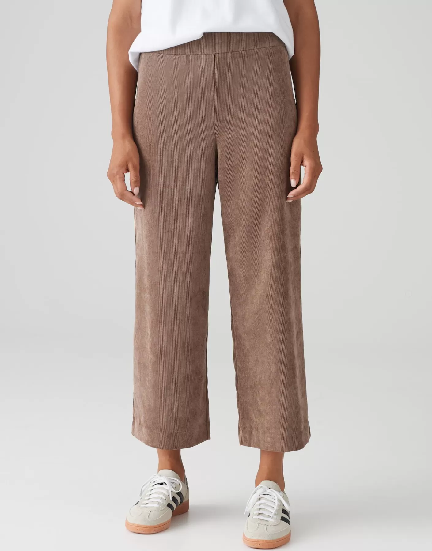 Pantalons<OPUS Commander Pantalon En Velours Côtelé Misha Babycord Marron En Ligne cocoa