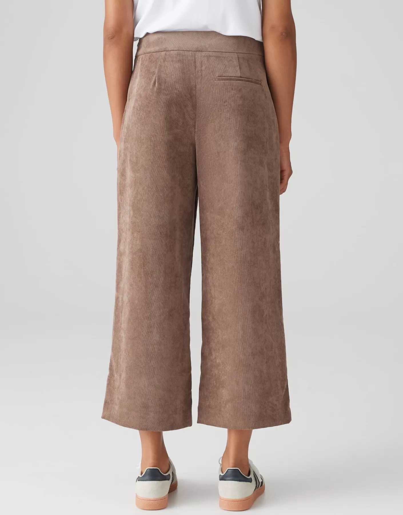 Pantalons<OPUS Commander Pantalon En Velours Côtelé Misha Babycord Marron En Ligne cocoa