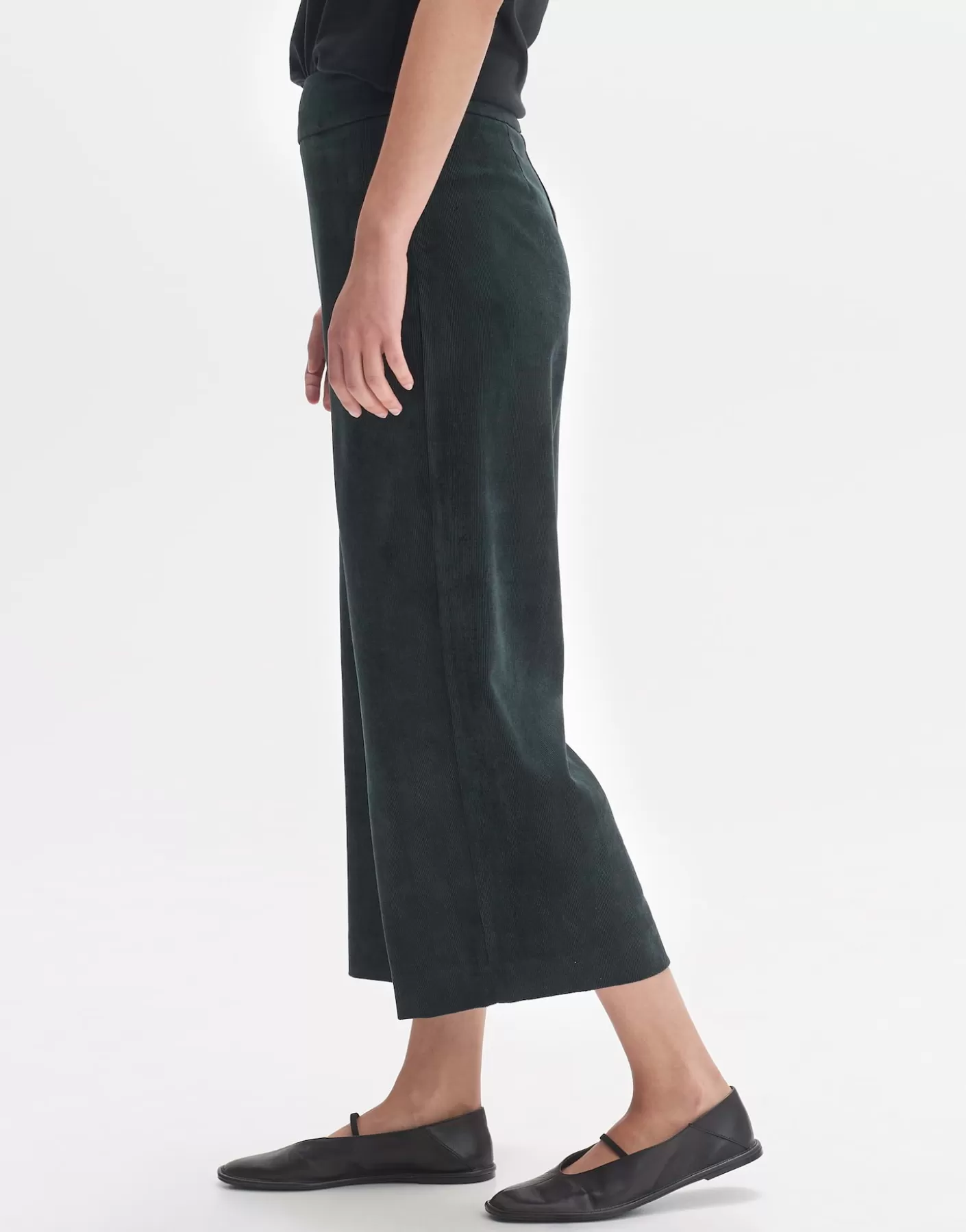 Pantalons<OPUS Commander Pantalon En Velours Côtelé Misha Babycord Vert En Ligne emerald