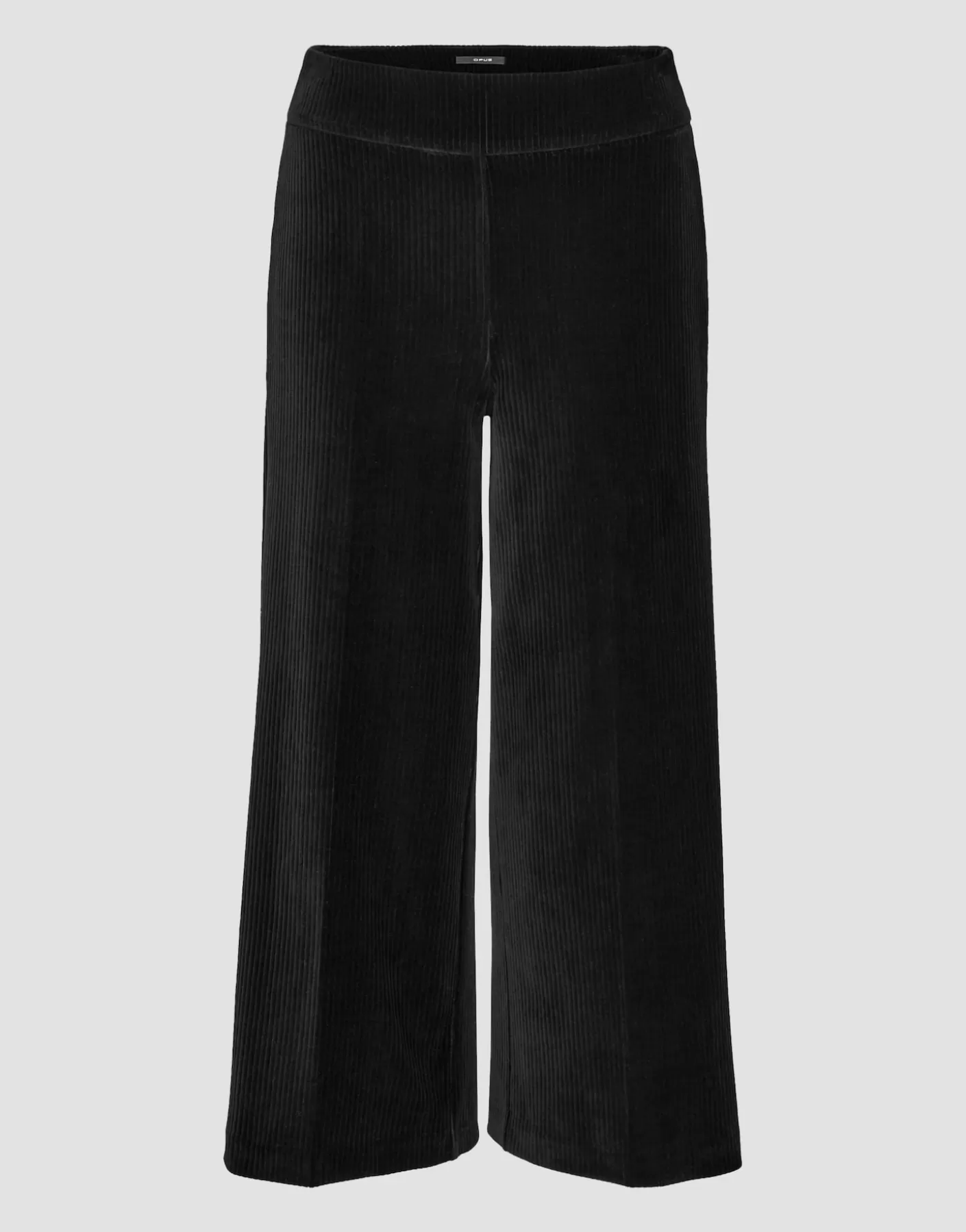 Pantalons<OPUS Commander Pantalon En Velours Côtelé Misha Corduroy Noir En Ligne black