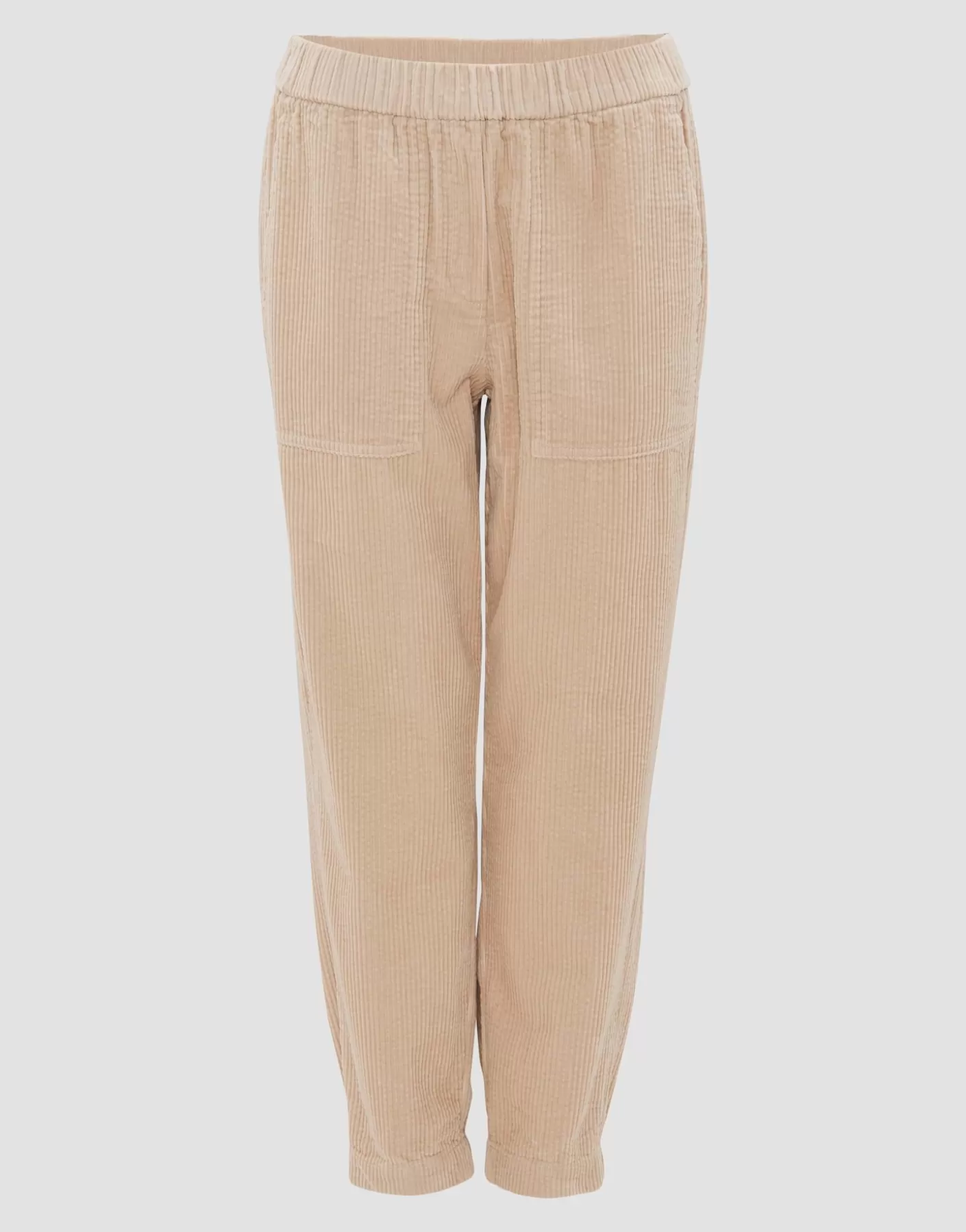 Pantalons<OPUS Commander Pantalon En Velours Côtelé Myha Corduroy Beige En Ligne macadamia