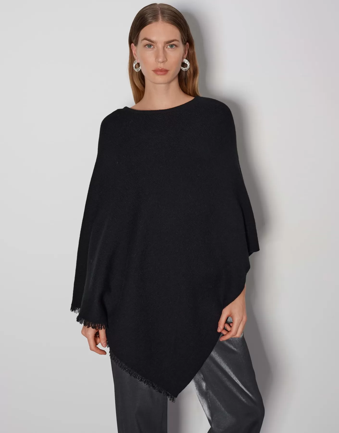 Maille | Accessoires<OPUS Commander Poncho Babiene Cape Noir En Ligne black