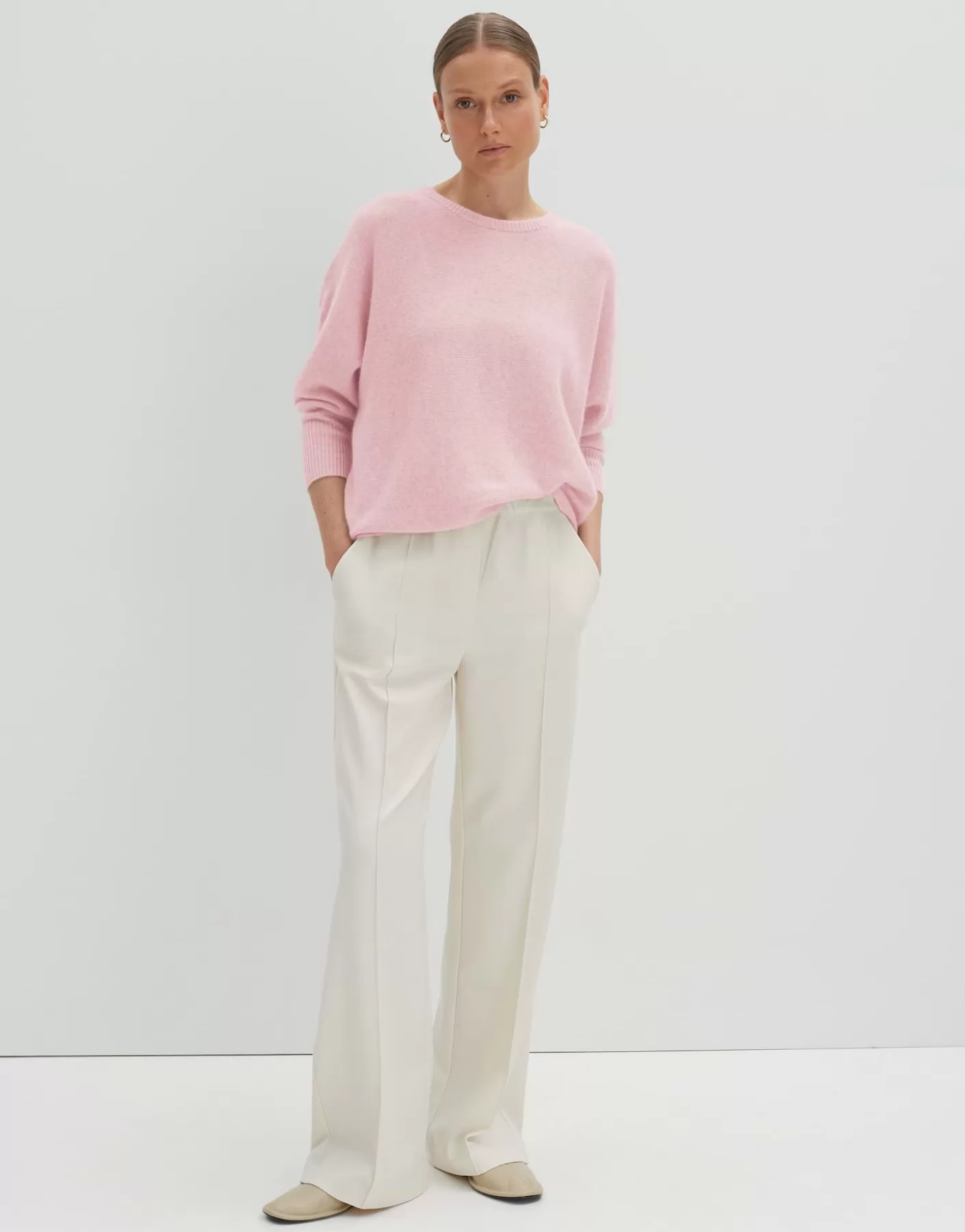 Maille<OPUS Commander Pull En Cachemire Tjade Rose En Ligne chalky pink