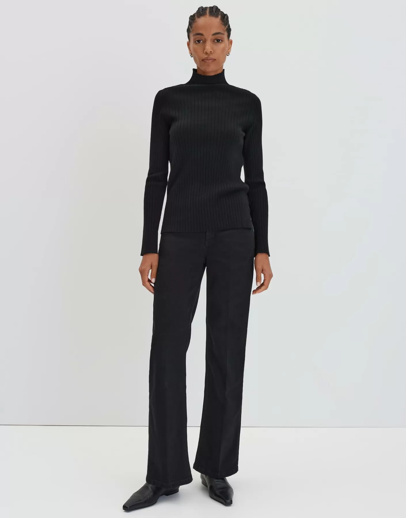 Maille | Meilleures Ventes<OPUS Commander Pull En Maille Fine Tippi Soft Noir En Ligne black