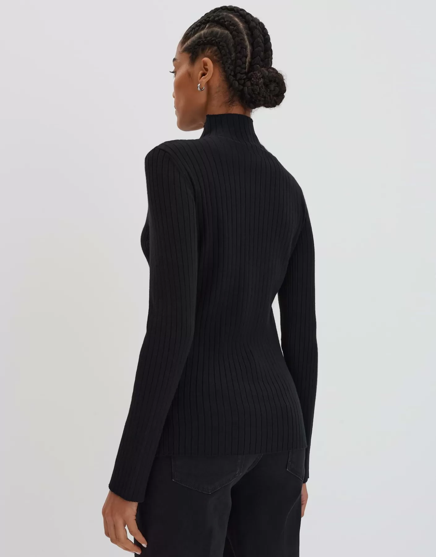 Maille | Meilleures Ventes<OPUS Commander Pull En Maille Fine Tippi Soft Noir En Ligne black