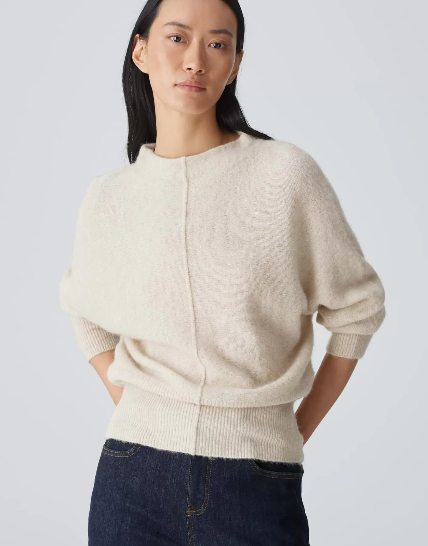 Maille<OPUS Commander Pull En Tricot Pahuma Soft Beige En Ligne macadamia