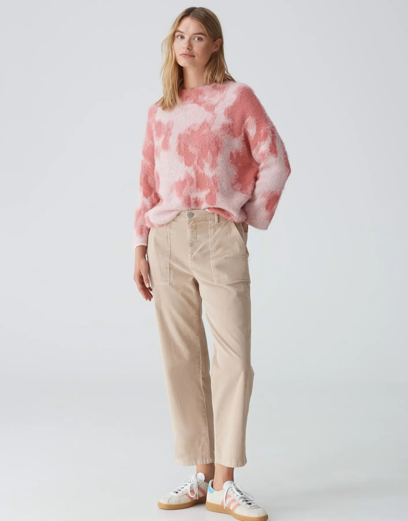 Maille<OPUS Commander Pull En Tricot Plumi Rose En Ligne mellow rose