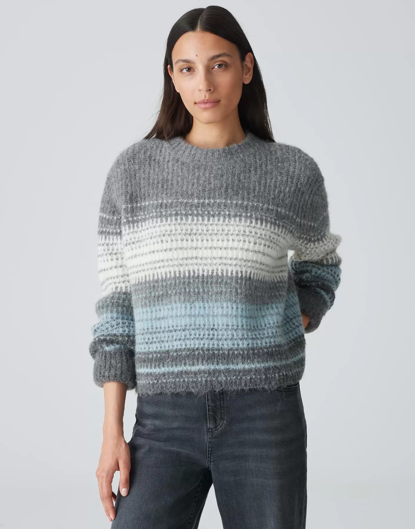 Maille<OPUS Commander Pull En Tricot Pradeta Bleu En Ligne glacier blue