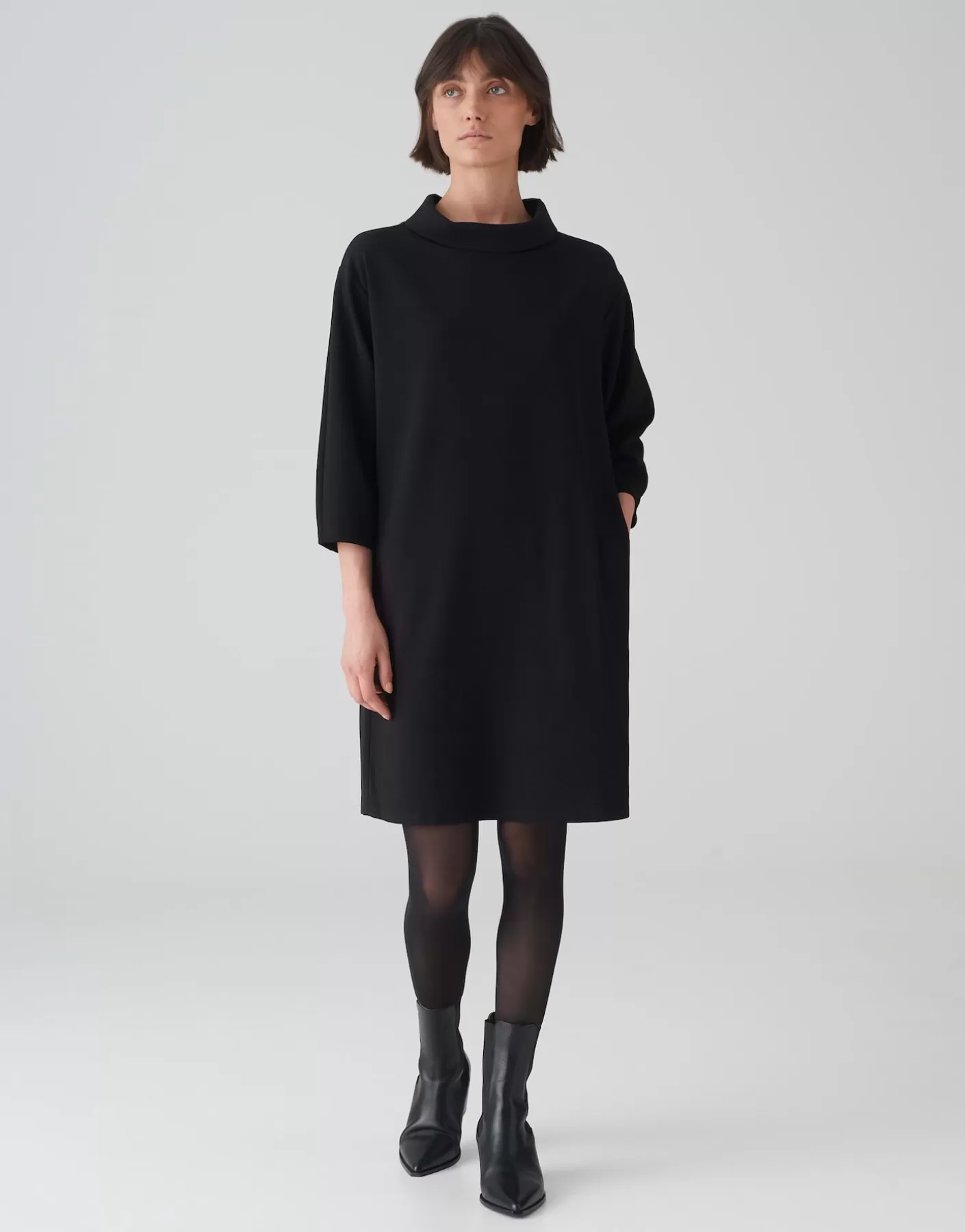 Robes | Meilleures Ventes<OPUS Commander Robe En Jersey Wabyna Noir En Ligne black