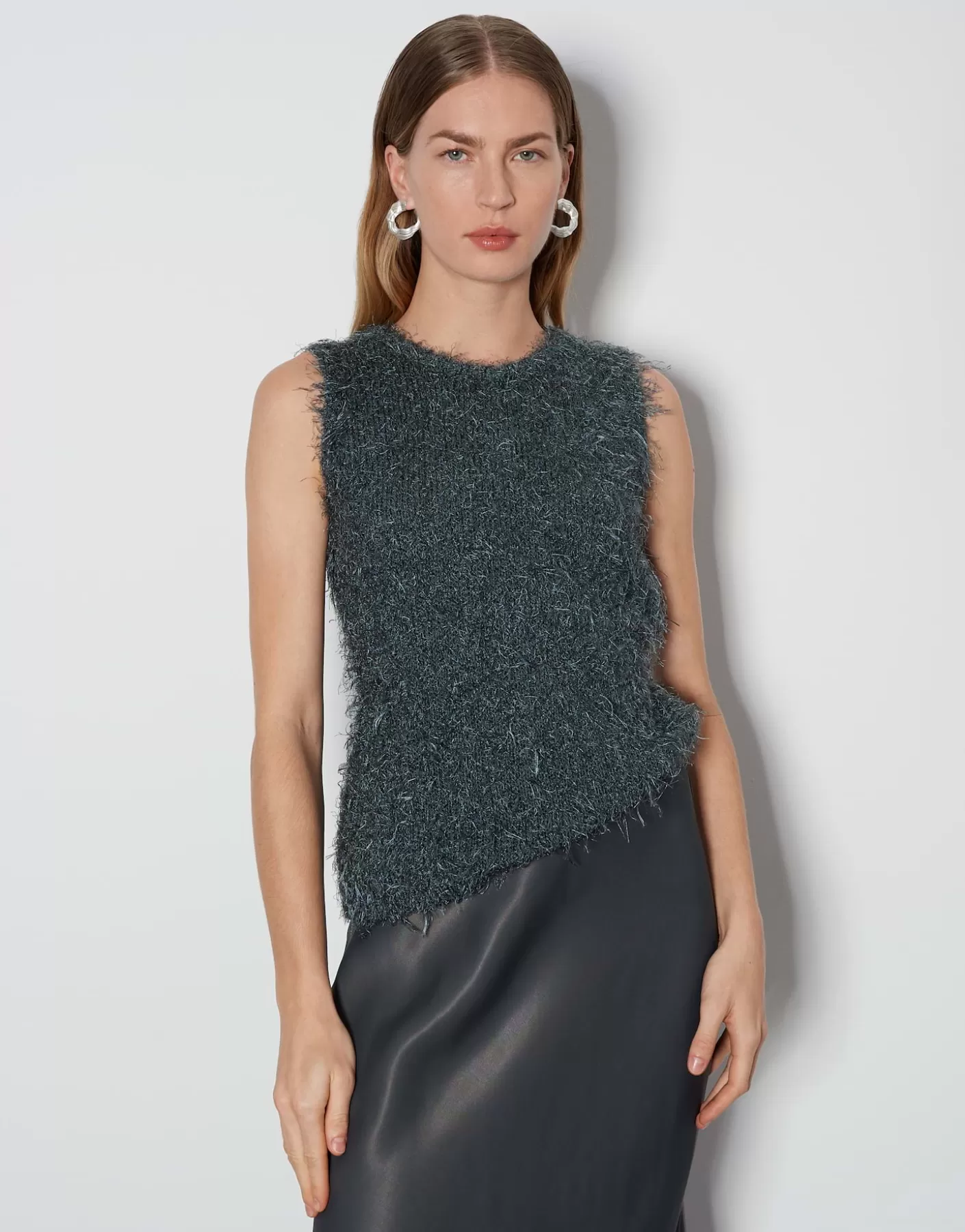 Maille<OPUS Commander Top En Tricot Taulini Gris En Ligne silver moon